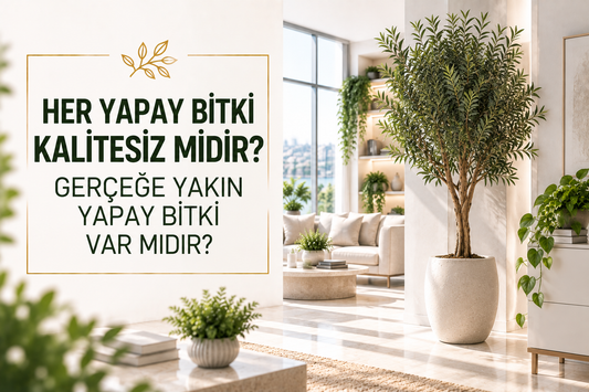 Her Yapay Bitki Kalitesiz Midir? Gerçeğe Yakın Yapay Bitki Var Mıdır?