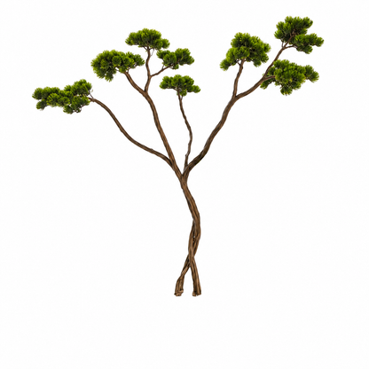 Premium X Bonsai – Burgu Gövdeli Özel Tasarım Yapay Bonsai Ağacı