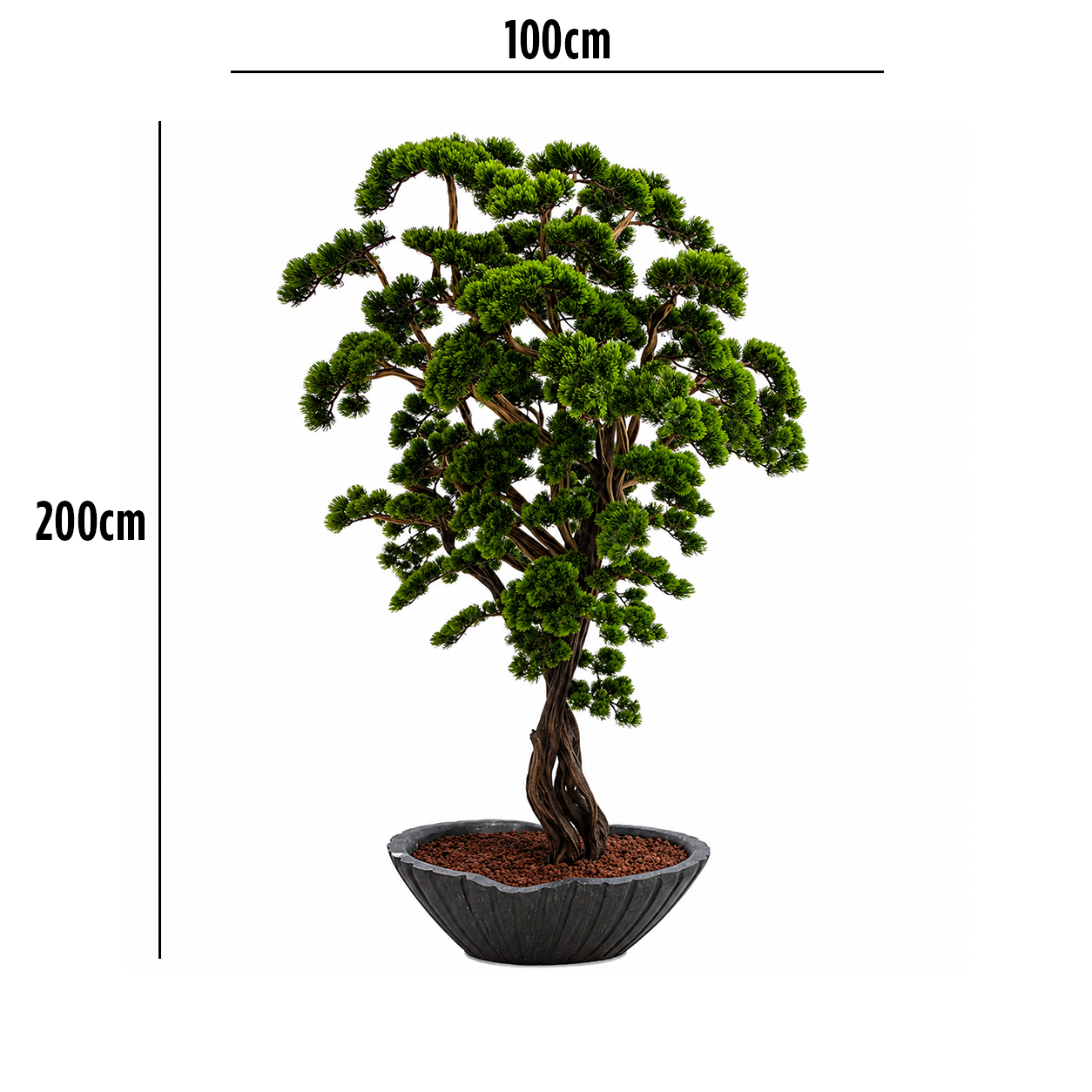 Premium Büyük Yapay Bonsai Ağacı – Özel Üretim Japon Stil Bonsai