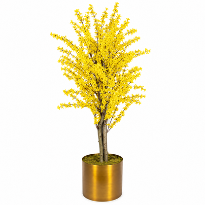 Premium Yapay Forsythia Ağacı – Sarı Çiçekli Dekoratif Altın Çan Ağacı 180cm