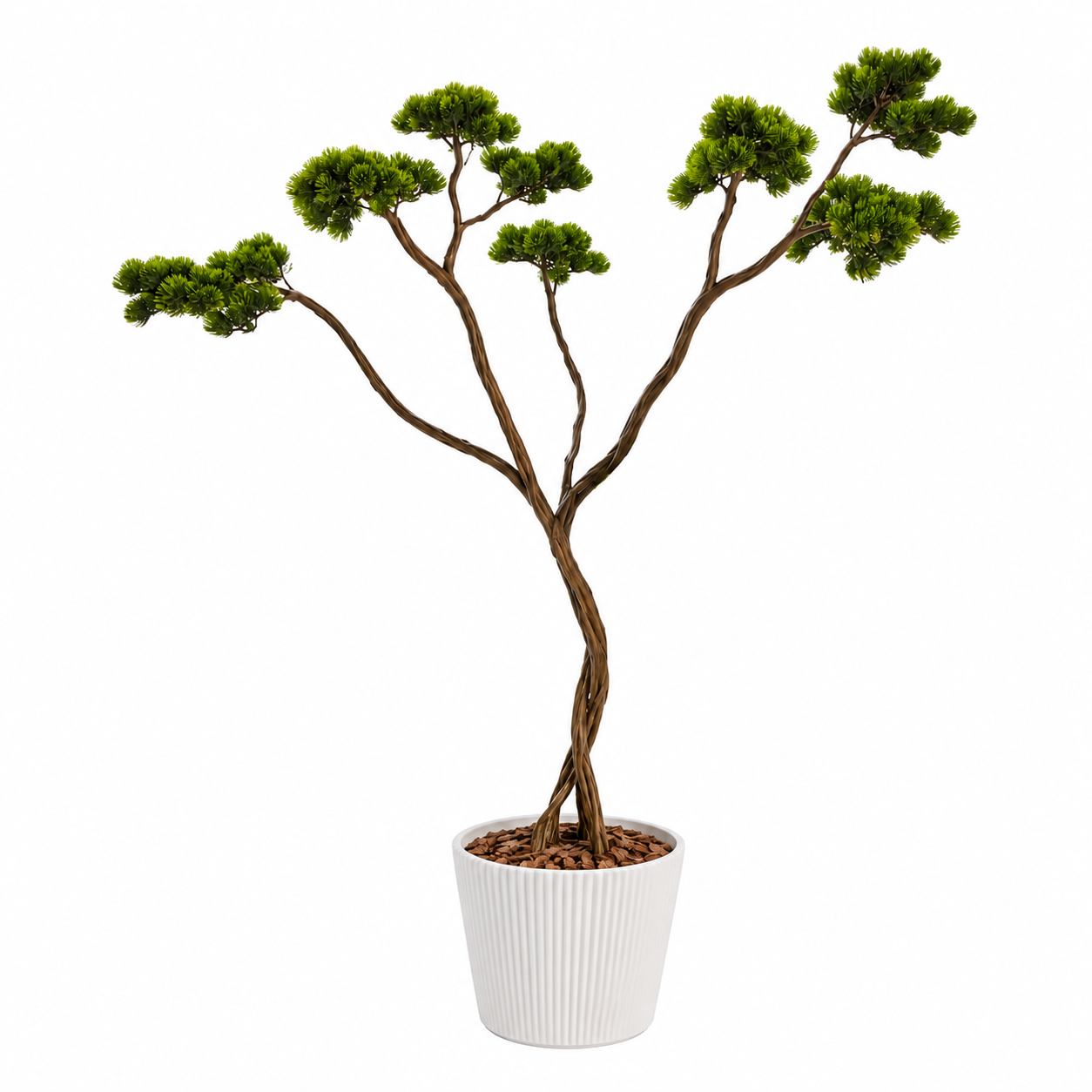 Premium X Bonsai – Burgu Gövdeli Özel Tasarım Yapay Bonsai Ağacı