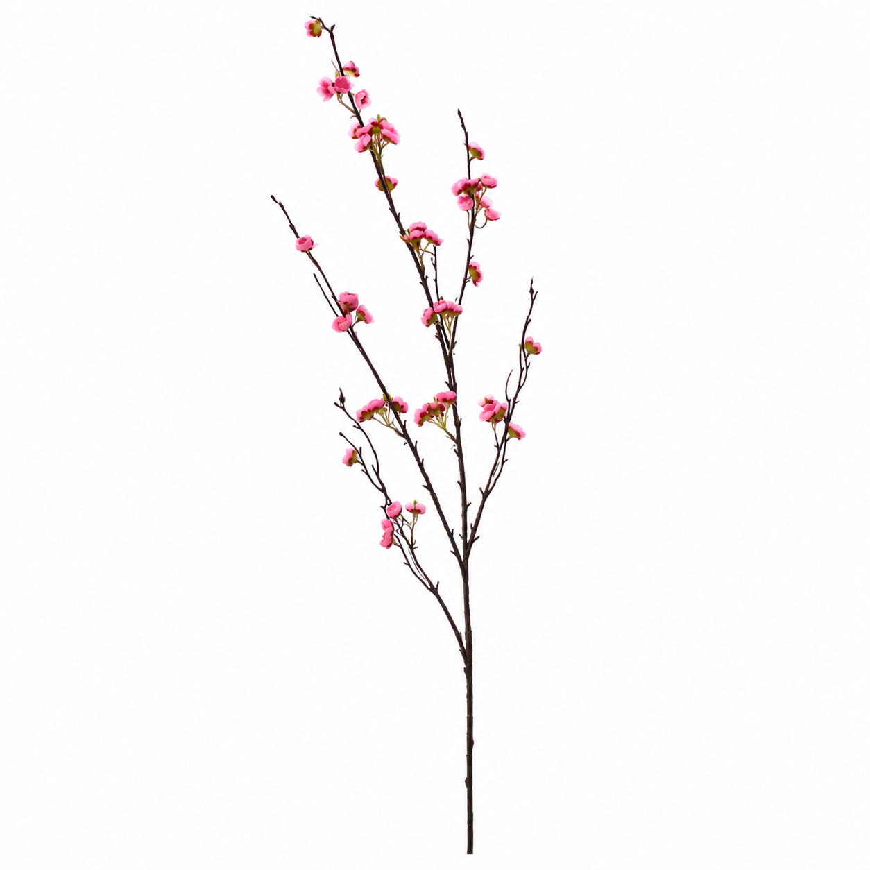 Yapay Açık Pembe Çiçekli Dal 130 cm