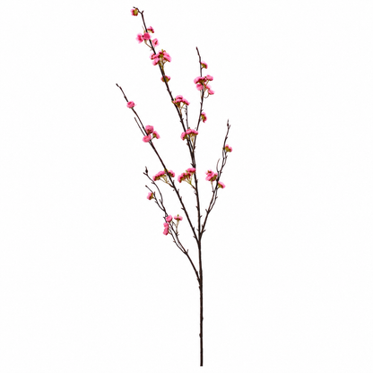 Yapay Açık Pembe Çiçekli Dal 130 cm
