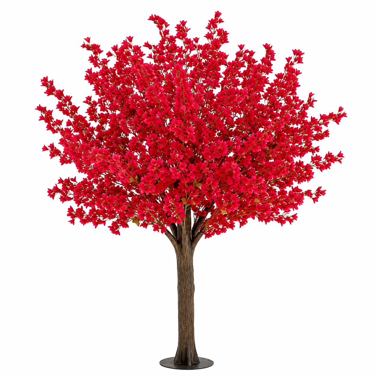 Yapay Kırmızı Begonvil Dalı 106 cm