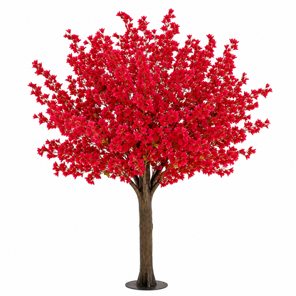 Yapay Kırmızı Begonvil Dalı 106 cm